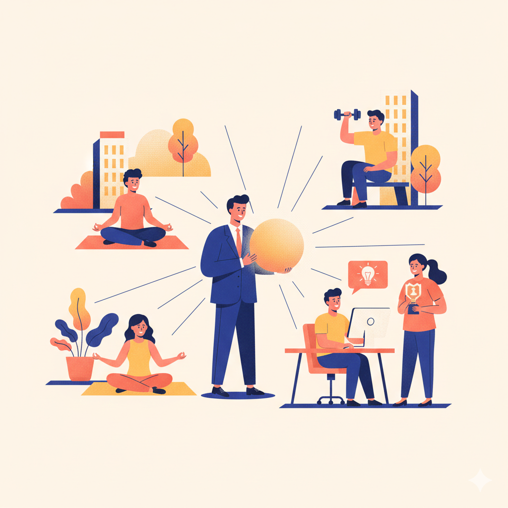 Fördere das Wohlbefinden deiner Mitarbeiter! Beitragsbild