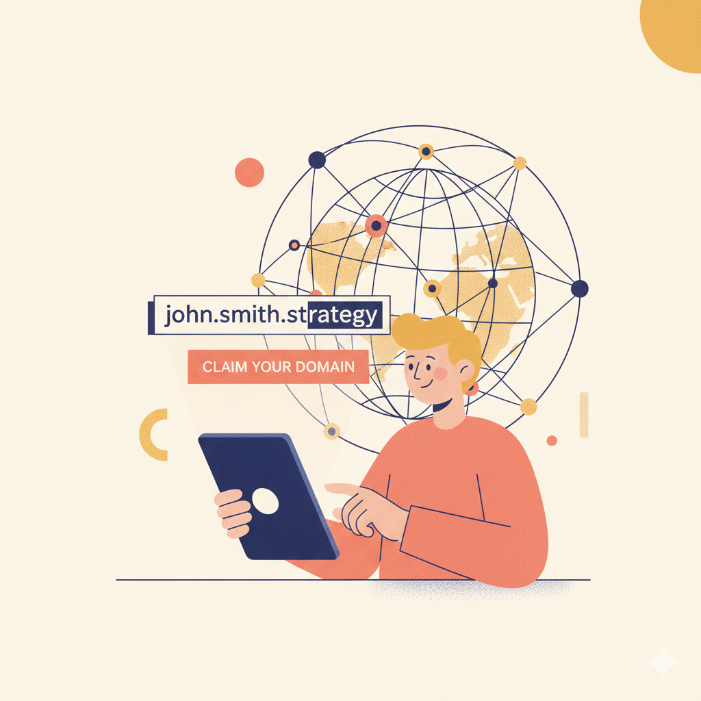 Wie Du erfolgreich Deine eigene Domain anmeldest 🌐 Beitragsbild