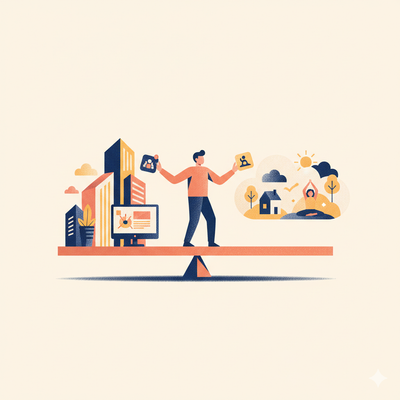 Work-Life-Balance Beitrags-Feature-Bild